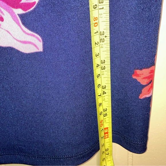 Alexandra & Oak Size Small Floral Dress Navy Pink Purple Green NN EUC! P6521 - Picture 10 of 11